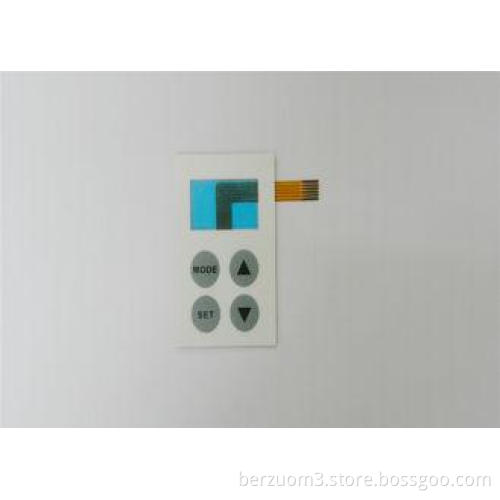 0.05 Adhesive PET Tactile Membrane Switch Panel touchscreen